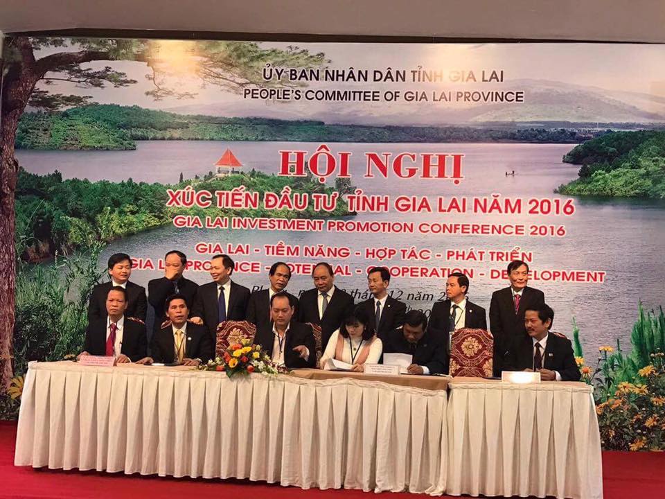 CHỦ TỊCH HKB tham dự Hội nghị xúc tiến đầu tư tỉnh Gia Lai 2016